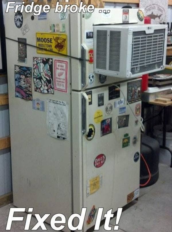 how not to repair your broken fridge or freezer