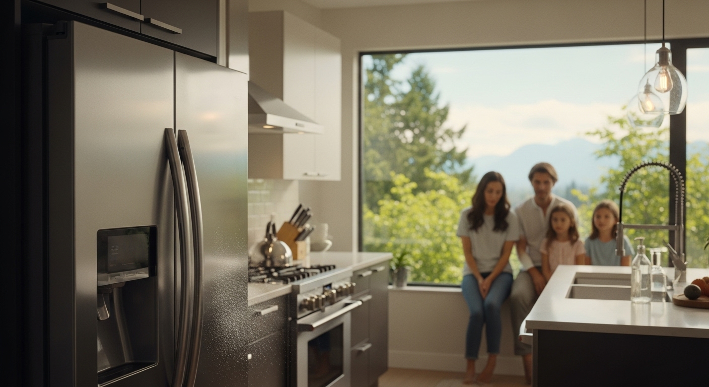 Burnaby homeowner stressed by a broken appliance during summer