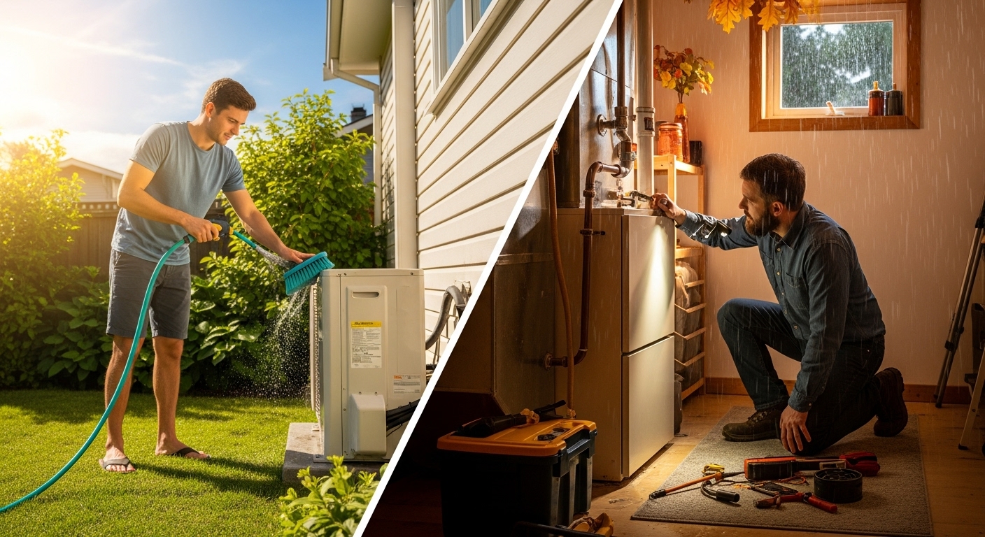 View of Burnaby weather, representing the need for seasonal appliance maintenance.