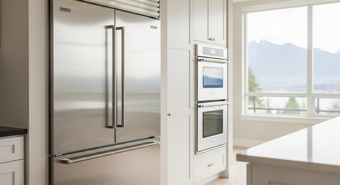 Burnaby modern kitchen with high-end appliances