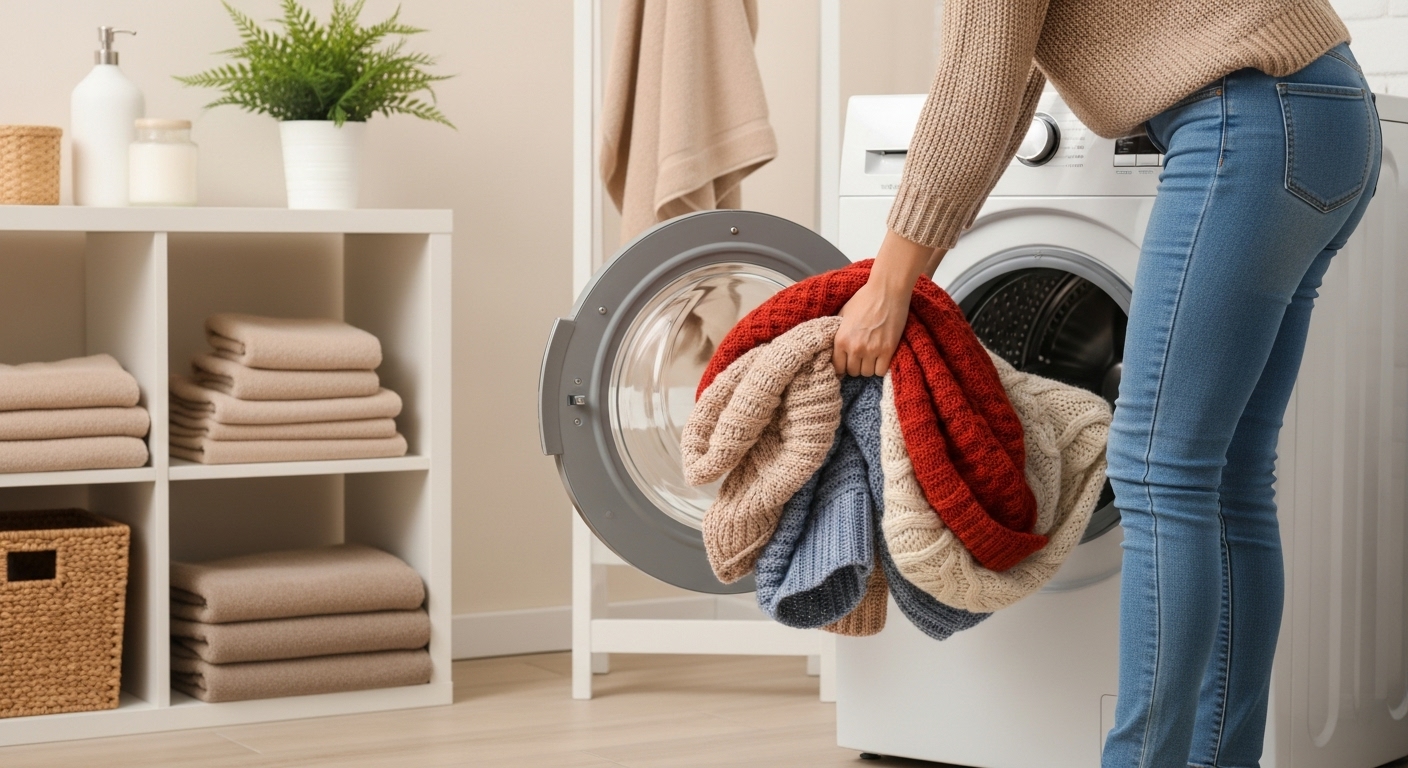 Winter laundry heavy loads maintenance