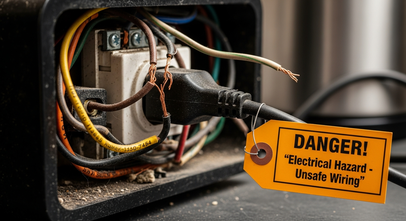 Improper GFCI Appliance Electrical Installation Mistake