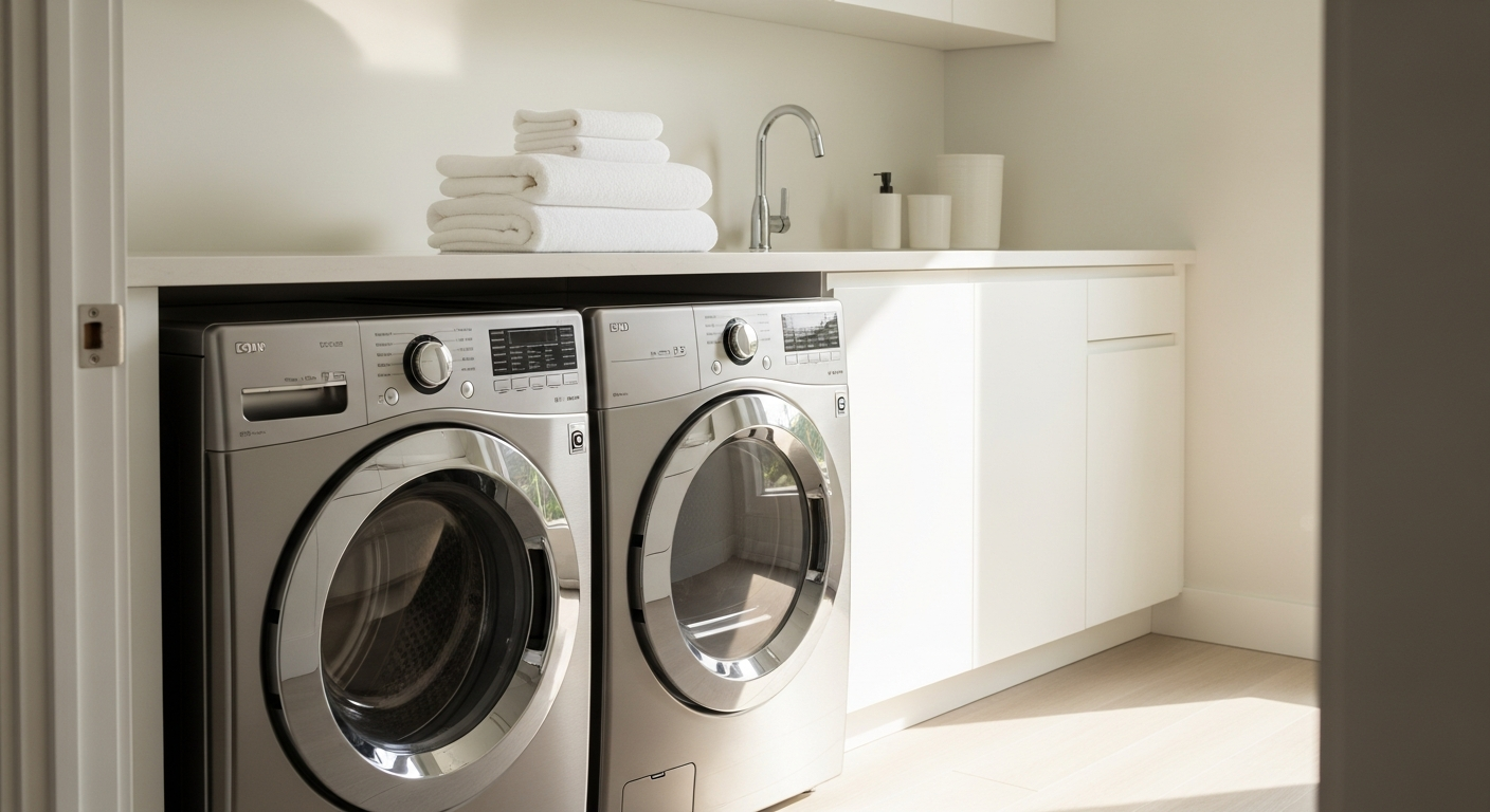 Modern Laundry Room Appliance Maintenance