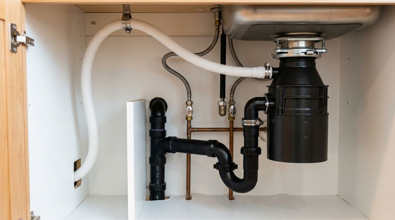 Dishwasher drain hose with high loop