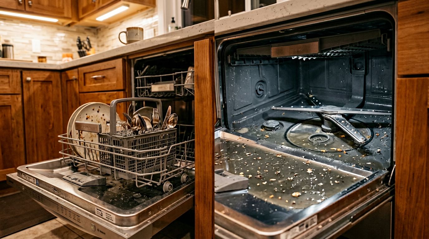 Dishwasher with standing water issue